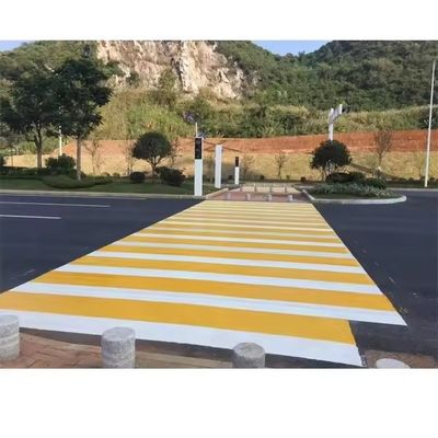 satın al İyi Düzleştirme Termoplastik Yol İşaretleme Boyası % 15 Önçe Karıştırılmış Cam Boncukları Çevre dostu Çevrimiçi üretim