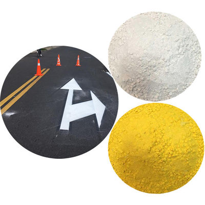 satın al Güçlü Kullanım Direnci Güçlü Yapışkanlık Beyaz Sarı Termoplastik Yol İşaretleme Boyası Çevrimiçi üretim