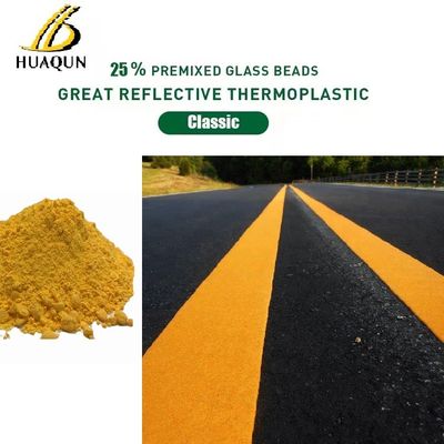 satın al Klasik yansıtıcı sıcak erimiş çizgi işaretleme boyası % 25 cam boncuk Termoplastik yol işaretleme boyası Çevrimiçi üretim