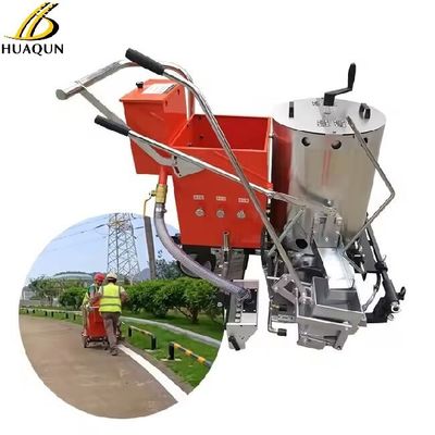 satın al Fabrika El İtme Yol İşaretleme Makinesi İyi Fiyat Hafif Ağırlık Termoplastik Yol Makinesi Çevrimiçi üretim