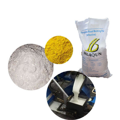 satın almak ISO 9001 Fabrika Yüksek Yansıtıcı Beyaz ve Sarı Otoyol Yol Çizgisi İşaretleme Termoplastik Yol Boyası Çevrimiçi üretim