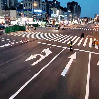 satın al Uzun ömürlü hızlı ayarlama termoplastik boya yoğun trafik yolları için Yüksek görünürlük Çevrimiçi üretim