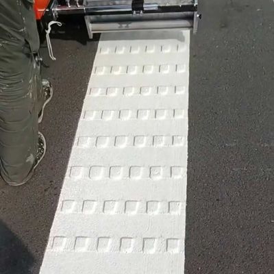 satın al Konveks Termoplastik Yol Çizgisi Boyası Kabartmalı Profil Dokunsal Geri Bildirim Yüksek Görünürlük Çevrimiçi üretim