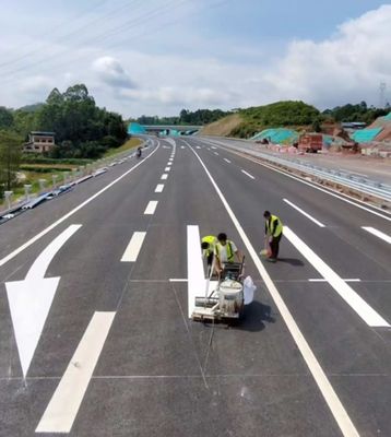 satın almak Trafik hatları için kalıcı yüksek görünürlüklü termoplastik boya ile yol işaretlemesini kolaylaştırın Çevrimiçi üretim