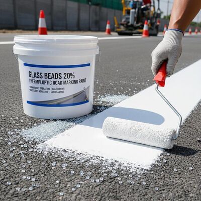 satın al Güçlü Yapışma ve Hızlı Kuruma İçin %20 Cam Elyaf İçeren Termoplastik Yol Çizgi Boyası Çevrimiçi üretim