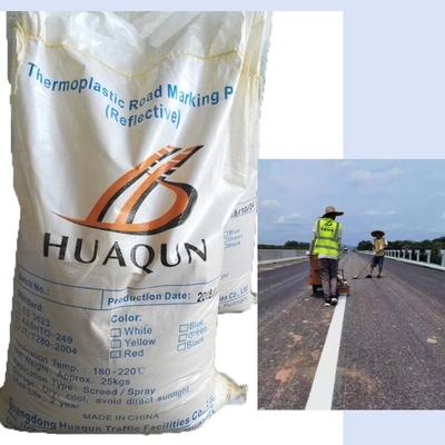 High reflectivity and Long-lasting Thermoplastic Road Marking Paint for road marking with glass beads
