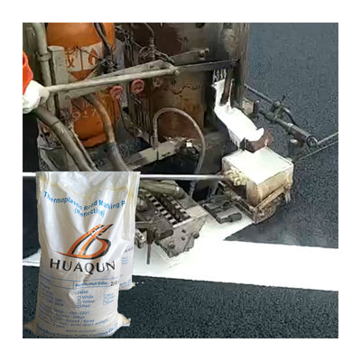 Yüksek yansıtıcılık ve uzun ömürlü termoplastik yol işaretleme boyası cam boncuklarla yol işaretlemesi için