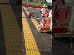 Konvekst Tipi Termoplastik Sıcak Erimiş Yol İşaretleme Boya Yol İşaretleme Termoplastik Boya