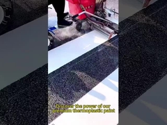 Otoyol ve şehir yolu için termoplastik boya ile güçlü ve uzun ömürlü yol işaretleri