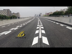 Trafik yansıtıcı sıcak erimiş boya özelleştirilmiş standart termoplastik boya