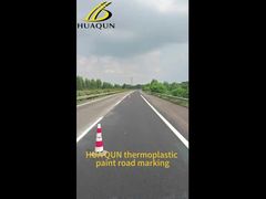Highway thermoplastic road marking paint